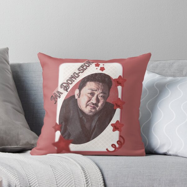 Item preview, Dong-seok Ma (Ma Dong-seok / Don Lee) Korean Actor Card Red Aesthetic Collage Design designed and sold by AJUNICE STUDIO.