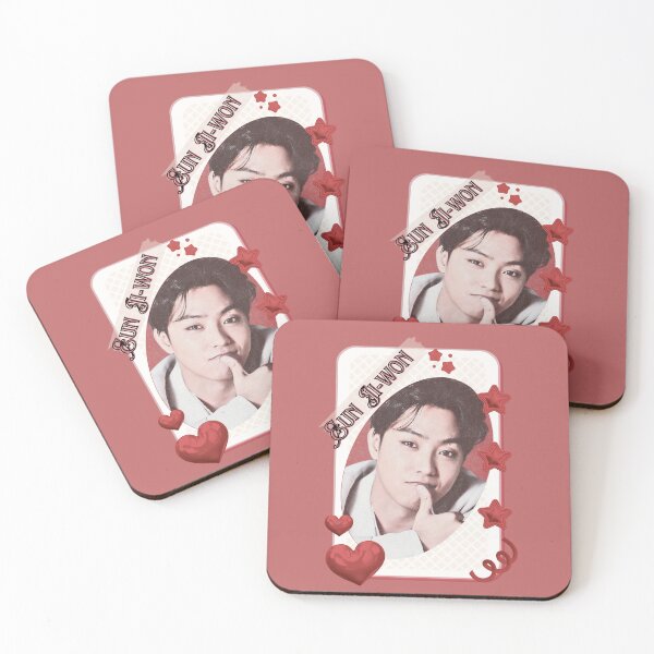 Item preview, Eun Ji-won Korean Actor Card Red Aesthetic Collage Design designed and sold by AJUNICE STUDIO.