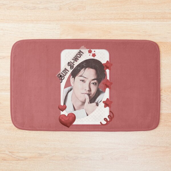 Artikelvorschau, Eun Ji-won, koreanische Schauspielerkarte, rotes ästhetisches Collage-Design entworfen und verkauft von AJUNICE STUDIO.