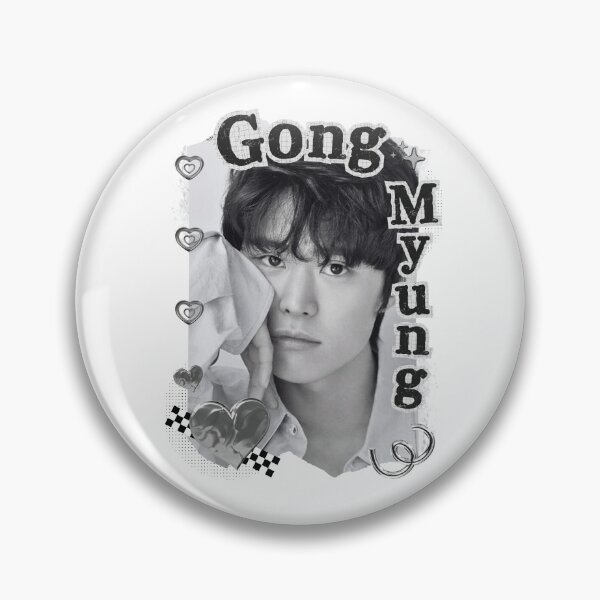Item preview, Gong Myung (공명) Korean Actor Black and White Collage Digital Art Portrait designed and sold by AJUNICE STUDIO.