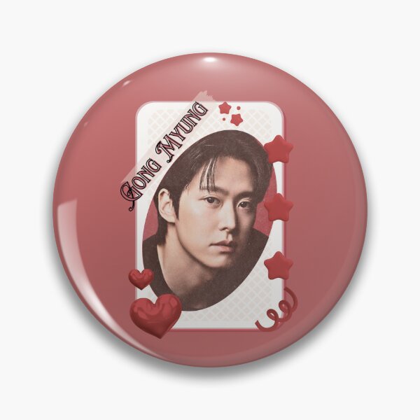 Item preview, Gong Myung (공명) Korean Actor Card Red Aesthetic Collage Design designed and sold by AJUNICE STUDIO.