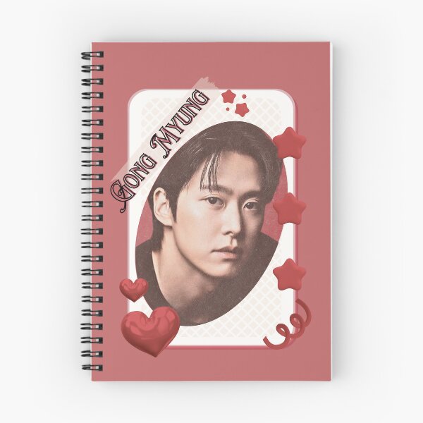 Item preview, Gong Myung (공명) Korean Actor Card Red Aesthetic Collage Design designed and sold by AJUNICE STUDIO.