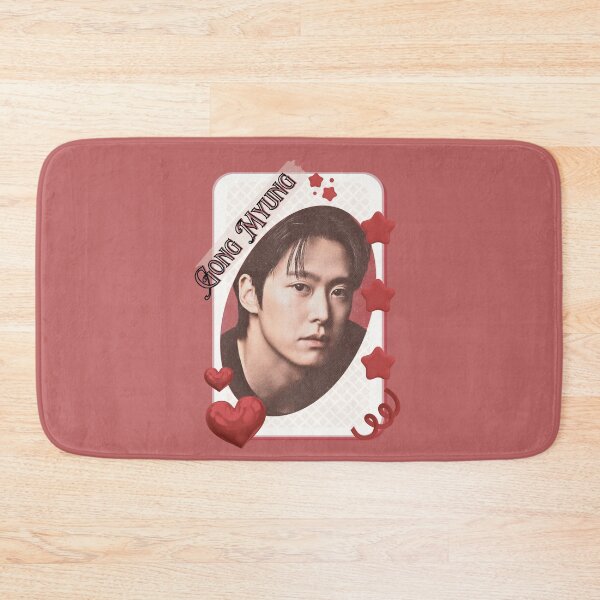 Item preview, Gong Myung (공명) Korean Actor Card Red Aesthetic Collage Design designed and sold by AJUNICE STUDIO.