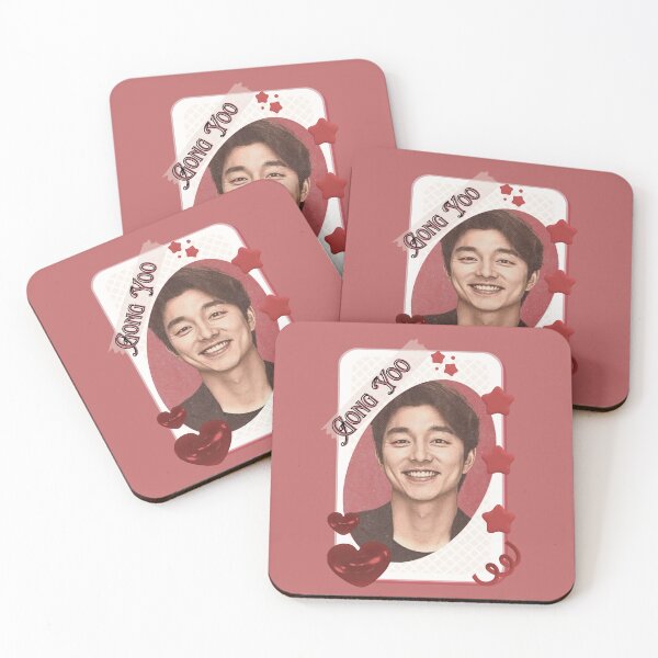 Item preview, Gong Yoo (공유) Korean Actor Card Red Aesthetic Collage Design designed and sold by AJUNICE STUDIO.