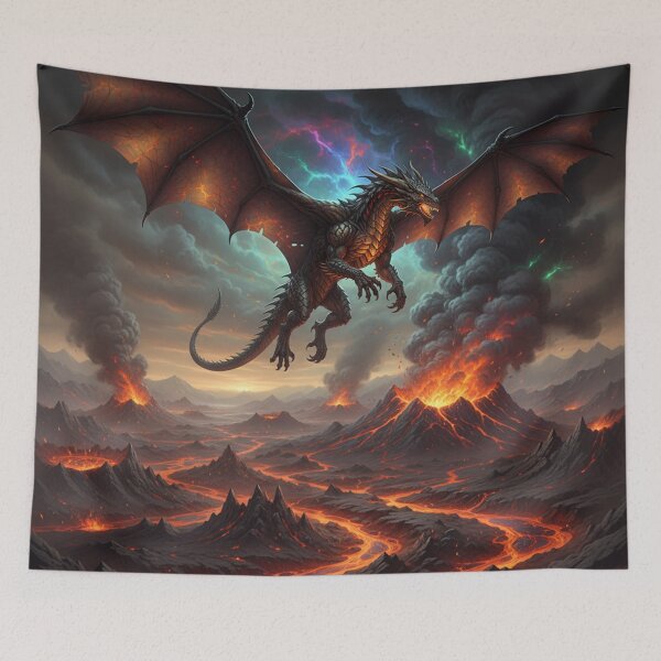 Item preview, Fiery Volcanic Dragon Flight designed and sold by Simplybe1.
