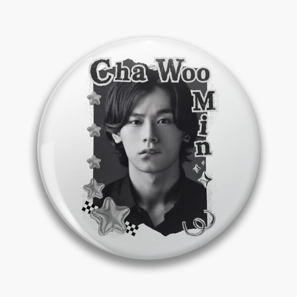 Item preview, Cha Woo-min (김민우) Korean Actor Black and White Collage Digital Art Portrait designed and sold by AJUNICE STUDIO.