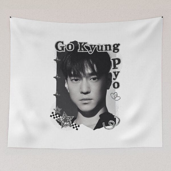 Item preview, Go Kyung-pyo (고경표) Korean Actor Black and White Collage Digital Art Portrait designed and sold by AJUNICE STUDIO.