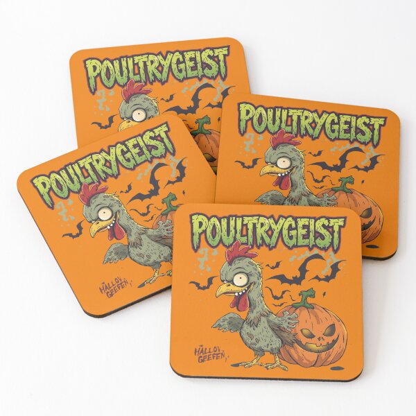 Item preview, Poultrygeist Zombie Chicken Shirt – Funny Halloween Chicken T-Shirt designed and sold by MoonLightFX.