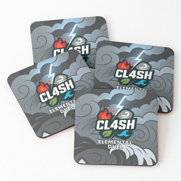 Item preview, CL4SH: Elemental Duel designed and sold by RetinaAxion.