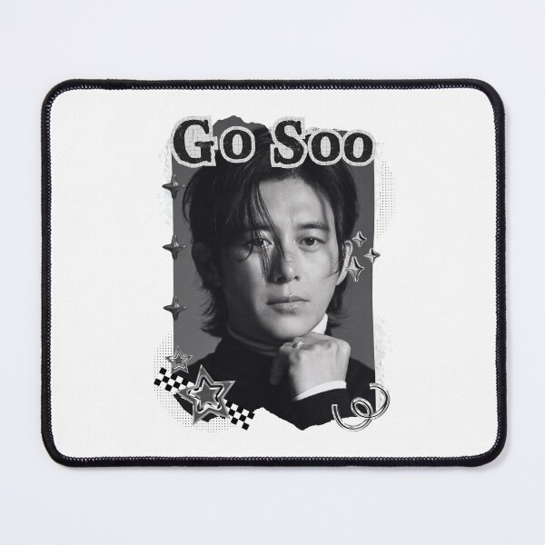 Item preview, Go Soo (고수) Korean Actor Black and White Collage Digital Art Portrait designed and sold by AJUNICE STUDIO.