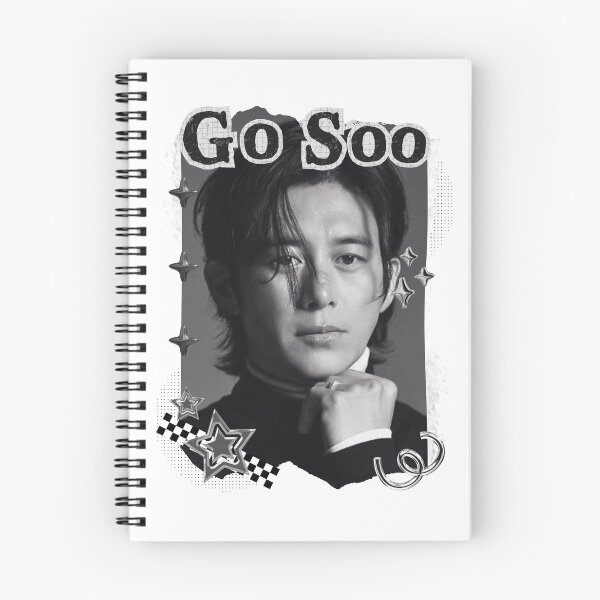 Item preview, Go Soo (고수) Korean Actor Black and White Collage Digital Art Portrait designed and sold by AJUNICE STUDIO.
