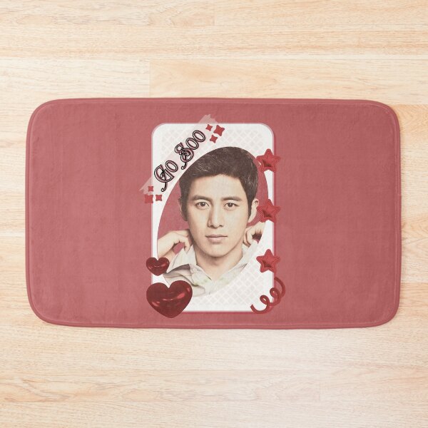 Item preview, Go Soo (고수) Korean Actor Card Red Aesthetic Collage Design designed and sold by AJUNICE STUDIO.