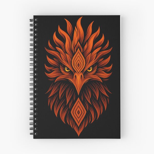 Item preview, Phoenix Spirit – Tribal Geometric Firebird Illustration designed and sold by teevoxx.