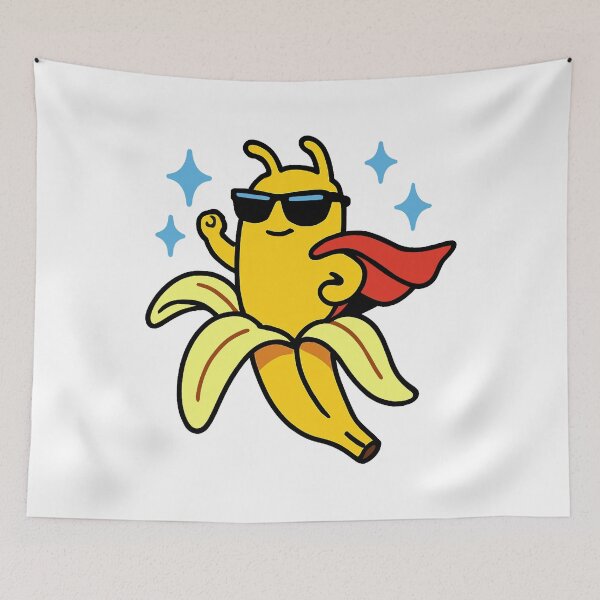 Item preview, Banana Slug Superhero designed and sold by FreshArtFusion.