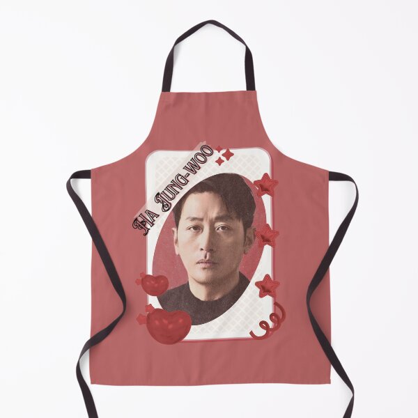 Item preview, Ha Jung-woo (하정우)Korean Actor Card Red Aesthetic Collage Design designed and sold by AJUNICE STUDIO.
