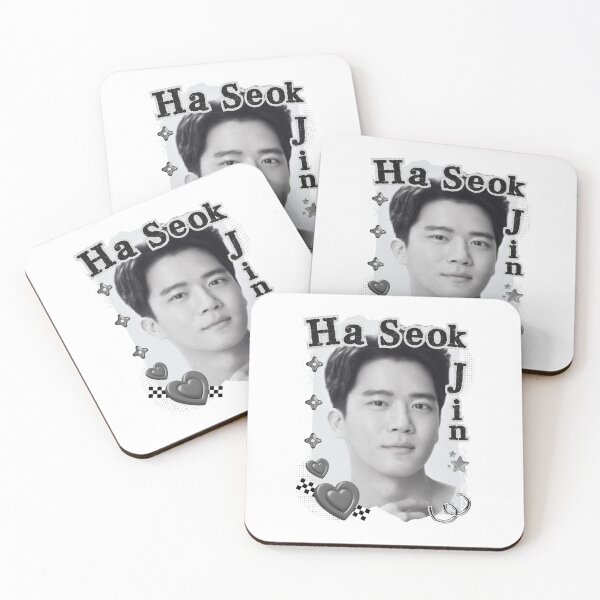 Item preview, Ha Seok-jin (하석진) Korean Actor Black and White Collage Digital Art Portrait designed and sold by AJUNICE STUDIO.
