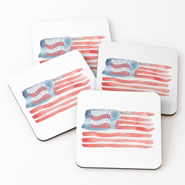 Item preview, Minnesota American Flag designed and sold by BR Brand.