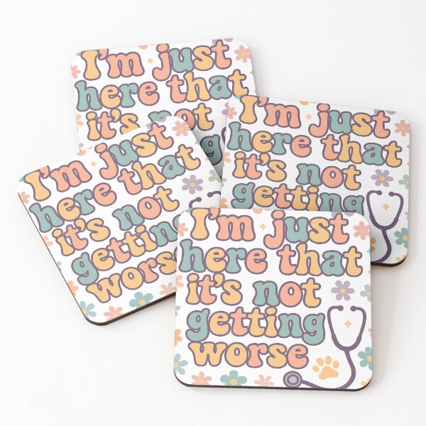 Item preview, I’m just here, that it’s not getting worse  designed and sold by Farbenmieze.