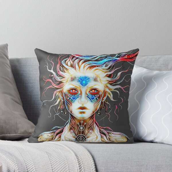Item preview, Cyber Cosmic Goddess – Mystical Futuristic Avatar Design designed and sold by Yadori.