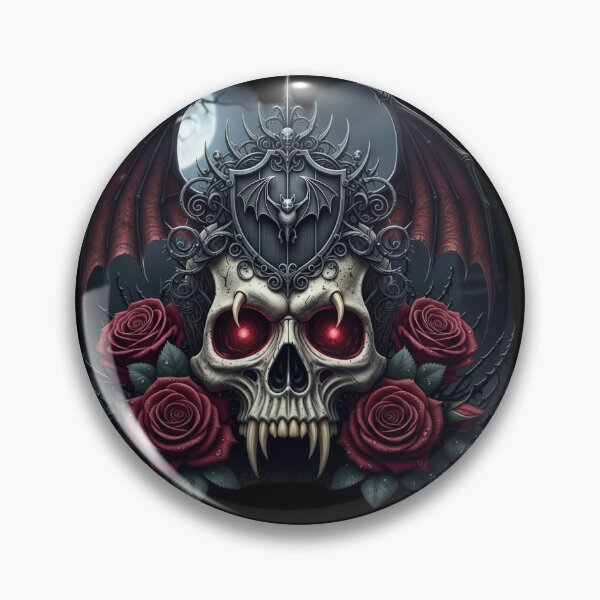 Item preview, Vampire skull  designed and sold by HuntsmithMerch.