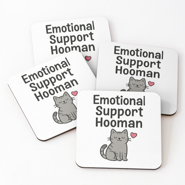Item preview, Emotional support hooman  designed and sold by Farbenmieze.