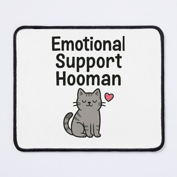 Item preview, Emotional support hooman designed and sold by Farbenmieze.