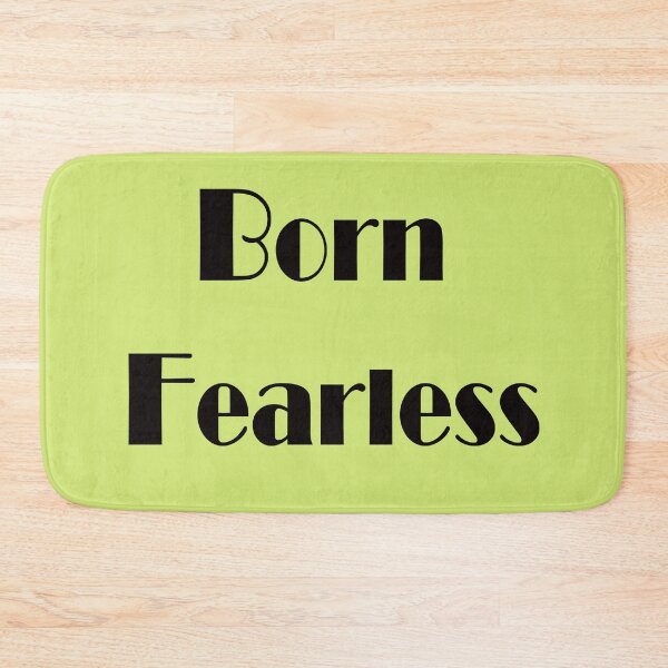 Item preview, Born Fearless – Alpha Attitude Quote designed and sold by ArtNestVerse.