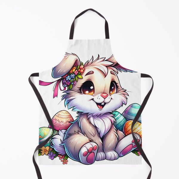 Item preview, Cute Easter Bunny with Eggs – Adorable Spring Design designed and sold by mybunnyparadise.