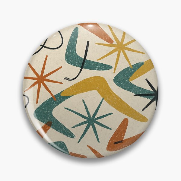 Item preview, Mid Century Atomic Boomerang Pattern designed and sold by weirdfishes123.