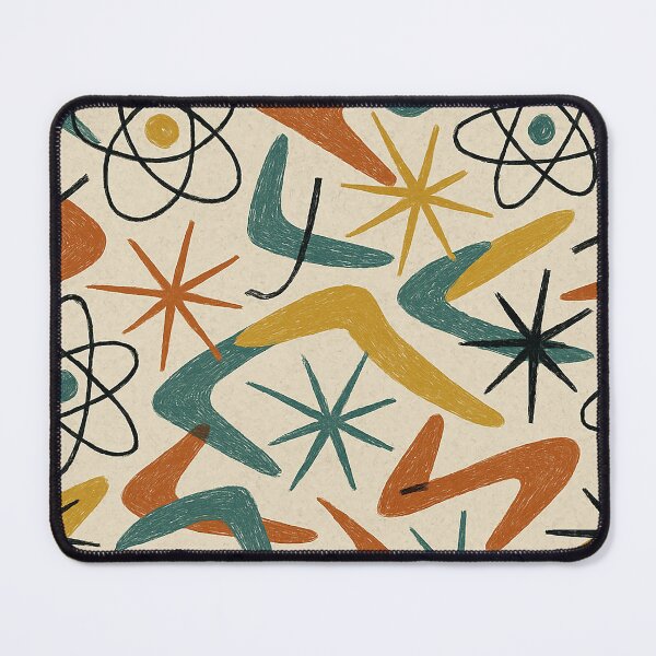 Item preview, Mid Century Atomic Boomerang Pattern designed and sold by weirdfishes123.