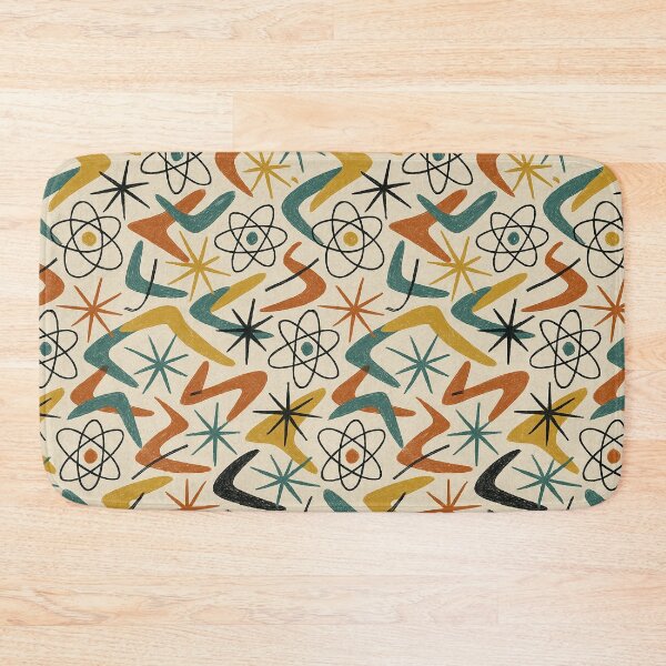 Item preview, Mid Century Atomic Boomerang Pattern designed and sold by weirdfishes123.