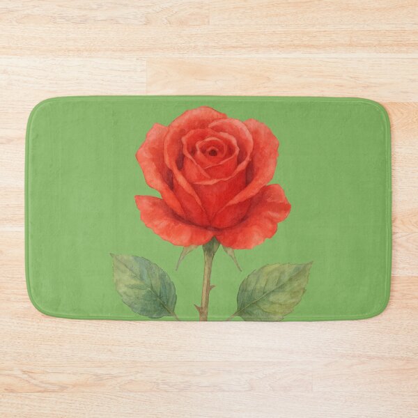 Item preview, Classic Red Rose in Watercolor designed and sold by IraBum.