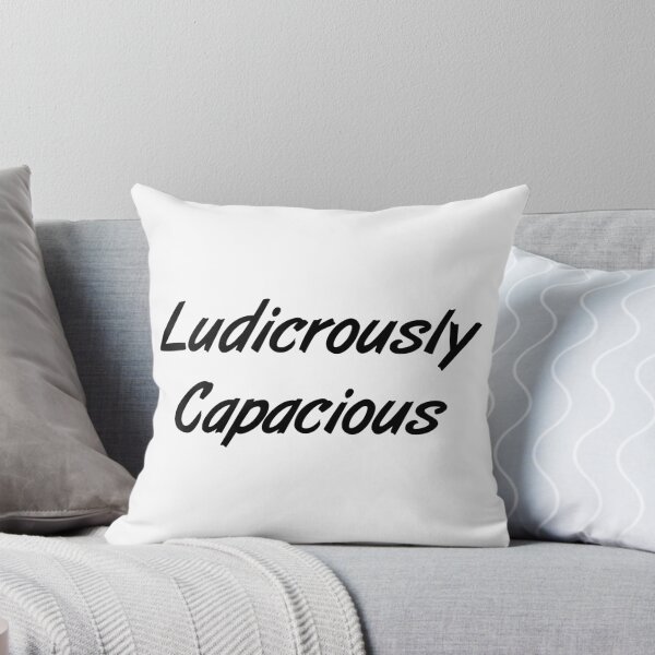 Item preview, Ludicrously Capacious Succession Quote designed and sold by Apex Designs.
