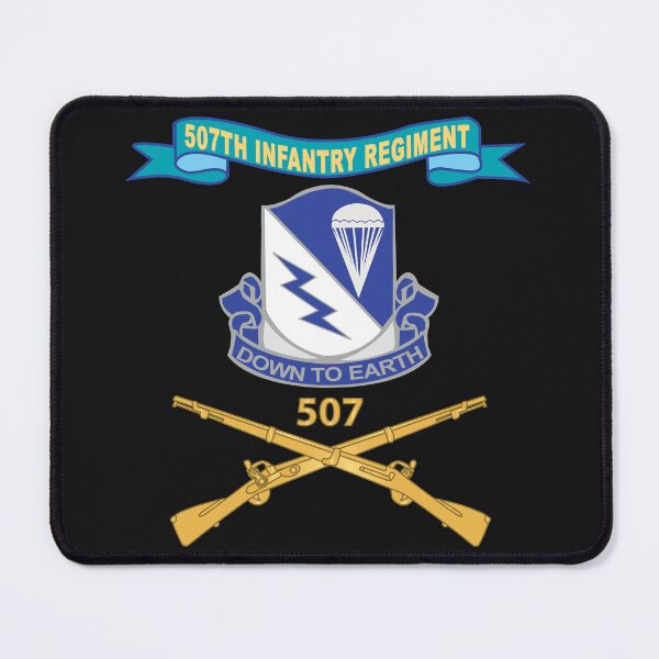 Item preview, Army - 507th Infantry Regiment - DUI w Br - Ribbon w Regiment Number X 300 designed and sold by Military Insignia Products.