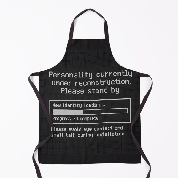 Item preview, Personality Under Reconstruction Loading Screen Meme Design designed and sold by VoidBloom Studio.