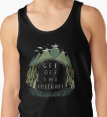 get off the internet Tank Top