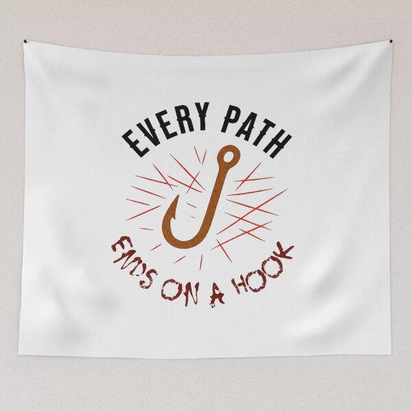 Item preview, Every path ends at a hook - Scary designed and sold by SpicyChimera.