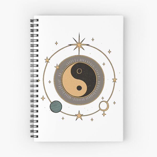 Item preview, Cosmic Balance: Yin-Yang in Astrological Style designed and sold by © Zenscape Studio 2025.