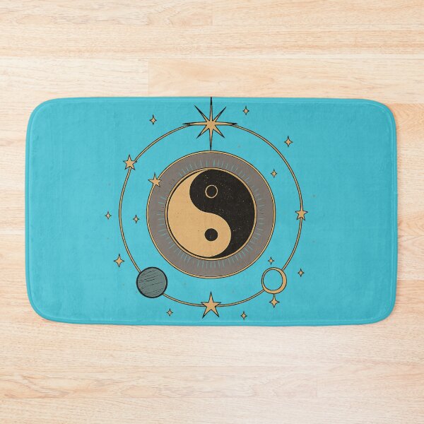 Item preview, Cosmic Balance: Yin-Yang in Astrological Style designed and sold by © Zenscape Studio 2025.