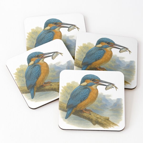 Item preview, Kingfisher on the river designed and sold by © Zenscape Studio 2025.
