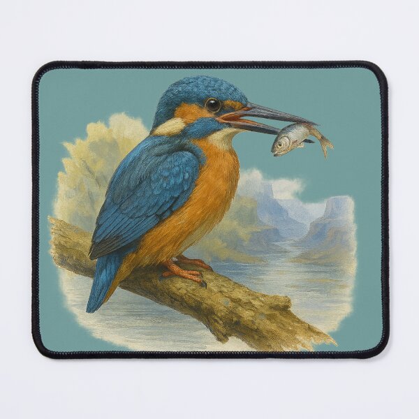 Item preview, Kingfisher on the river designed and sold by © Zenscape Studio 2025.
