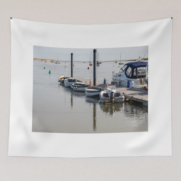 Item preview, Boats in the harbour, Wells-Next-The-Sea designed and sold by yackers1.