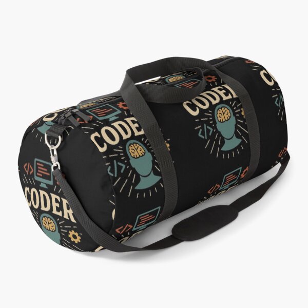 Item preview, Retro Coder Brain Design with Tech Icons designed and sold by Weorus.