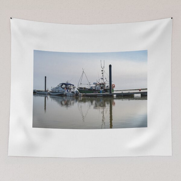 Item preview, Boats in the morning, Wells-Next-The-Harbour designed and sold by yackers1.