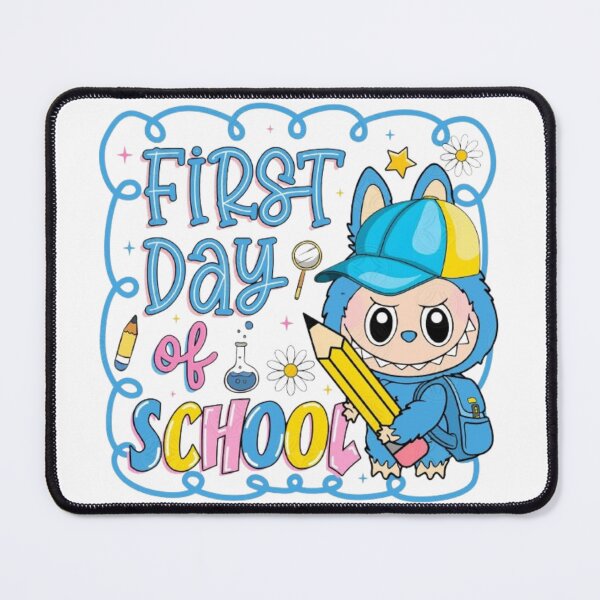 Item preview, First Day of School – Cute Monster Back to School Design designed and sold by MeowLoka ⭐⭐⭐⭐.