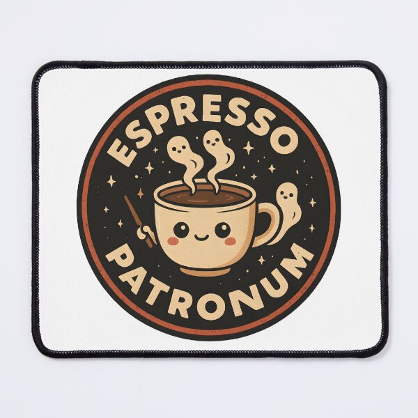 Item preview, Espresso Patronum | Kawaii Coffee Magic Cup Funny Design (brown) designed and sold by OsasChild.