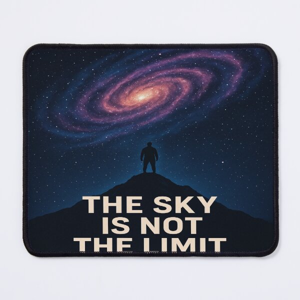Item preview, The Sky Is Not the Limit Cosmic Motivational Design designed and sold by VelureArt.
