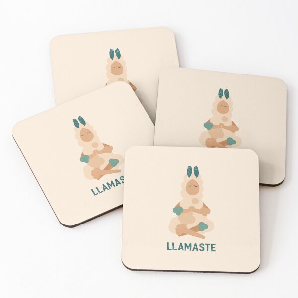 Item preview, Llamaste – Funny Yoga Llama Pun Design designed and sold by Lucy Cooper.