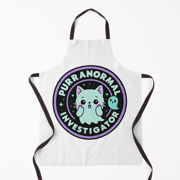 Item preview, Purranormal Investigator | Cute Kawaii Ghost Cat Funny Design (purple/blue) designed and sold by OsasChild.