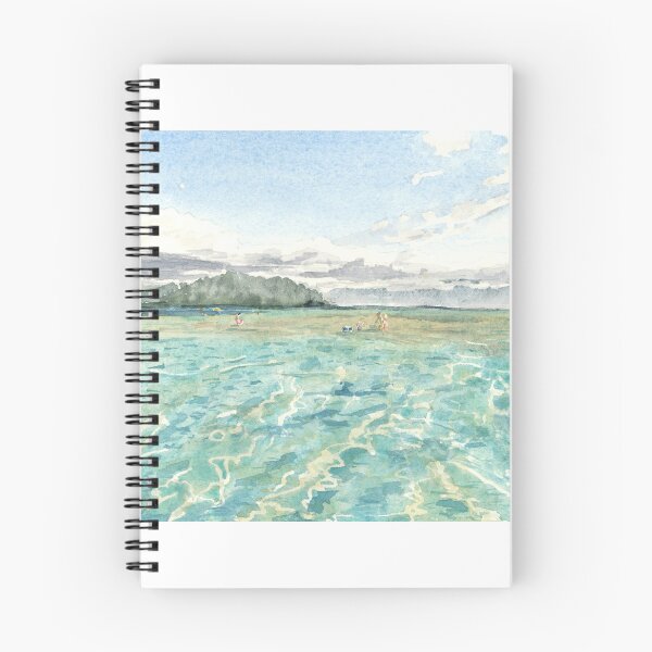 Item preview, Kaneohe Sand Bar Watercolor designed and sold by FaireWaveArt.